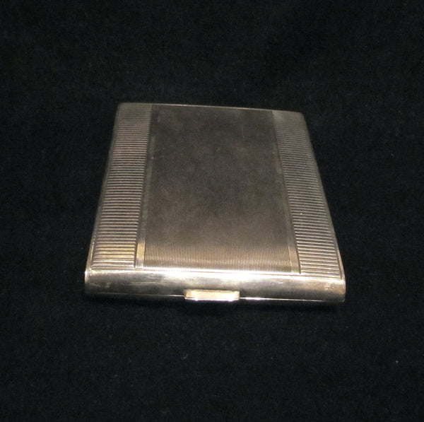 1910s Sterling Silver Cigarette Case German Card Case Business Credit Card Holder 925 Silver