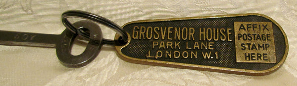 Antique London Hotel Key Grosvenor House Park Lane W1