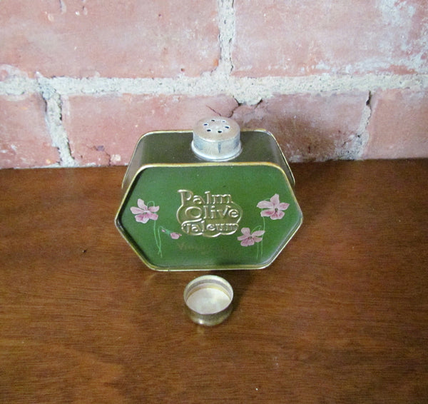 Violet Of The Nile Talcum Powder Tin Palm Olive 1919 Palmolive Tin Rare