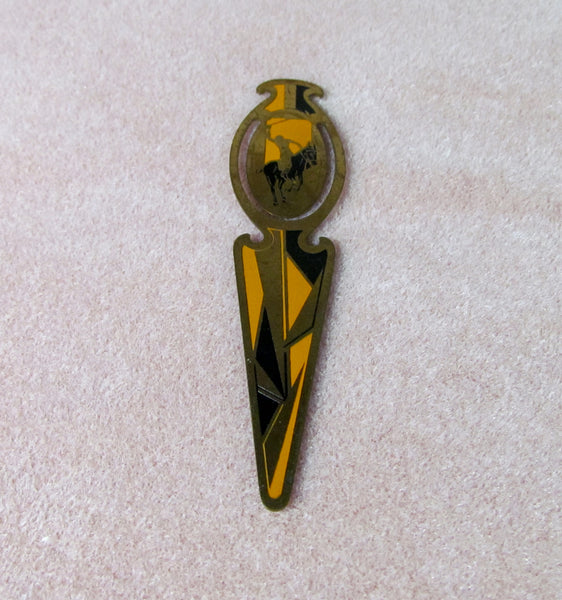 Bookmark Jockey on Horseback Art Deco Collectible