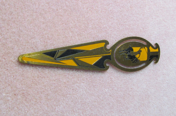 Bookmark Jockey on Horseback Art Deco Collectible