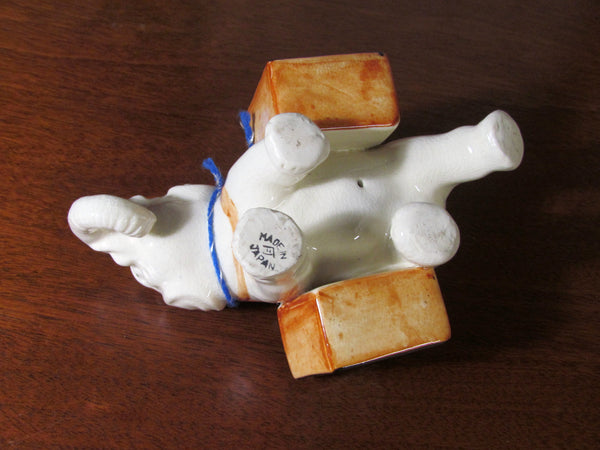 1940s Elephant Planter Desk Accessory Holder Made In Japan