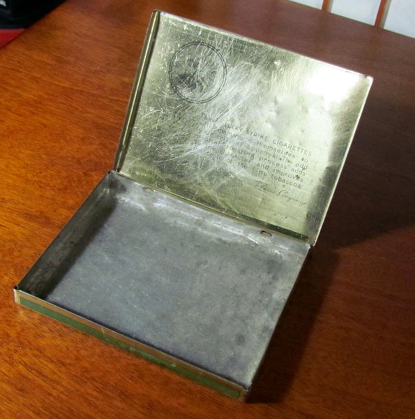 Lucky Strike Flat Fifties Tin Cigarette Box