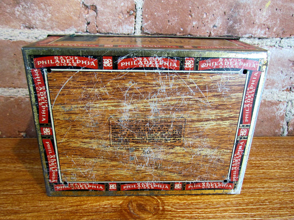 Bayuk Philadelphia Perfecto Tobacco Tin Antique Advertising Metal Box