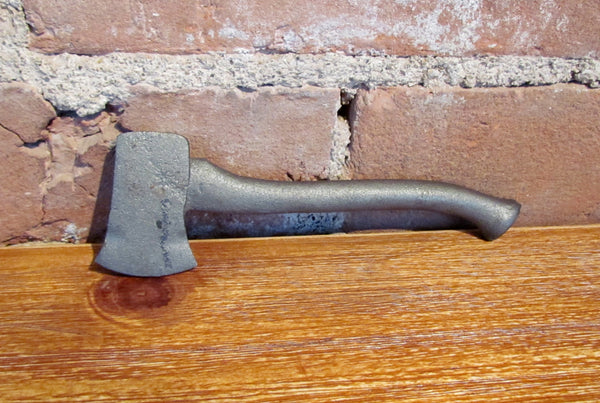 Barricks 1957 Figural Iron Axe Rare Berks County Grundsau Lodge Fersommling