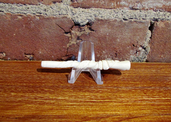 Carved Bone Cigarette Holder Unused