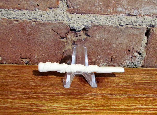 Carved Bone Cigarette Holder Unused
