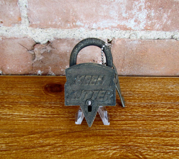 Antique Keen Kutter Brass Lock With Keys Patent 1906 St Louis
