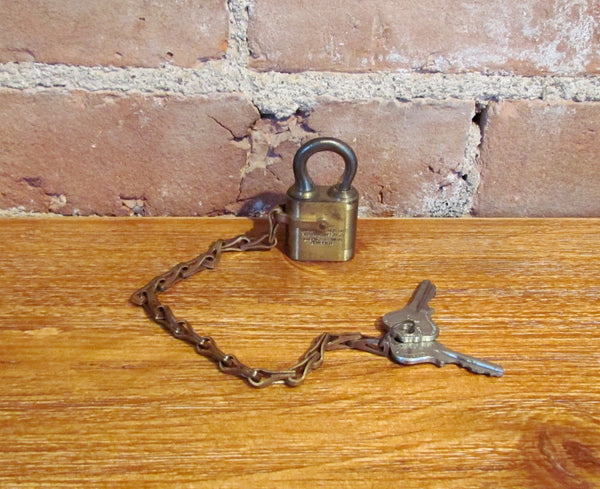 Vintage USN Electric Independent Lock Co. Original Push Keys