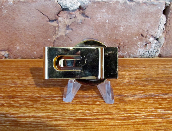 Vintage Las Vegas Money Clip Gold Tone Casino Dice