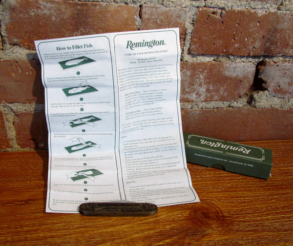 Vintage Remington Advertising Pocket Knife NIB