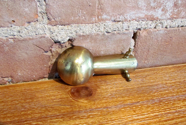 1930s Brass Pipe Holder Samuel Roth Cigars And Novelties Advertising Pipe Rest Hamilton St Allentown