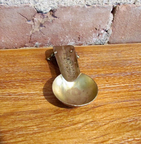 1930s Brass Pipe Holder Samuel Roth Cigars And Novelties Advertising Pipe Rest Hamilton St Allentown