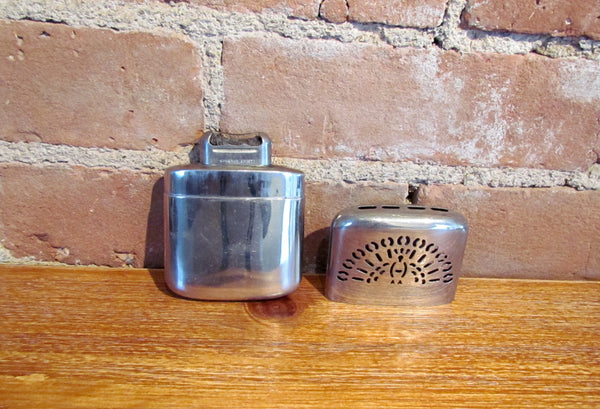 1950's Western Field Giant Size Chrome Handwarmer Peacock Design