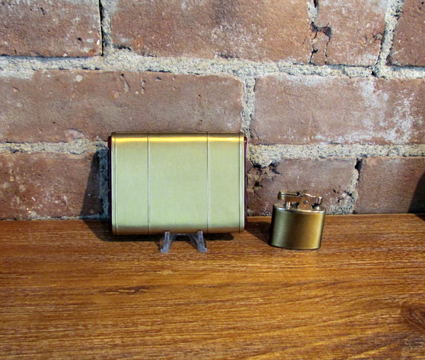 Vintage Klix Marathon Cigarette Case & Lighter Boxed Set