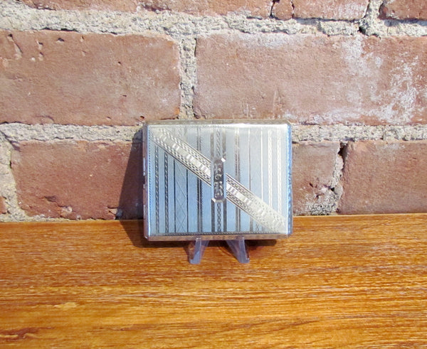 E B M Co. Cigarette Case  Edwardian Card Case Antique