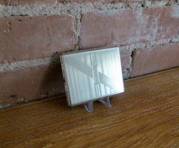 E B M Co. Cigarette Case  Edwardian Card Case Antique