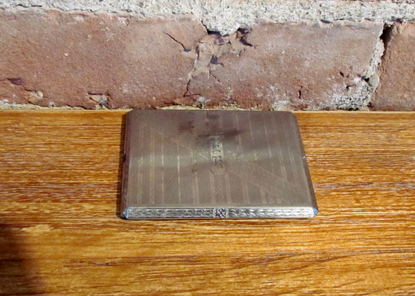 E B M Co. Cigarette Case  Edwardian Card Case Antique