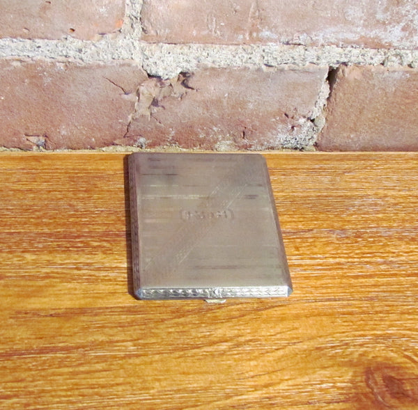 E B M Co. Cigarette Case  Edwardian Card Case Antique