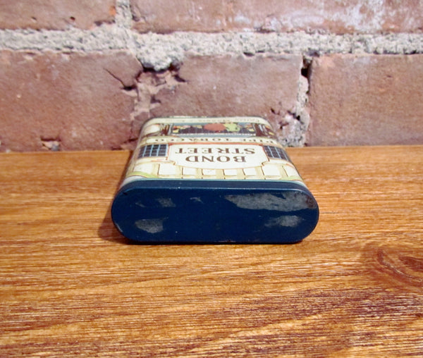 Bond Street Pipe Tobacco Tin Antique Advertising Phillip Morris & Co. Metal Box
