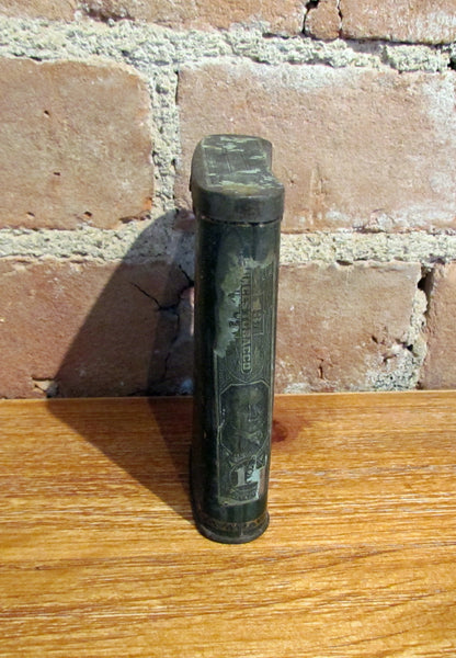 Patterson's Tuxedo Pocket Tobacco Tin Antique Advertising Metal Box