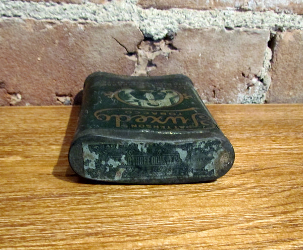 Patterson's Tuxedo Pocket Tobacco Tin Antique Advertising Metal Box