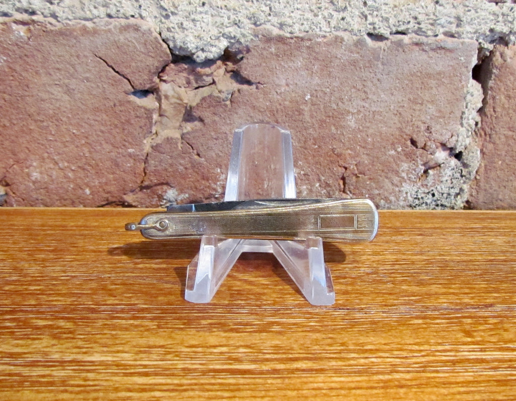 Antique 12kt GF M.S.R USA Pocket Knife Fob Victorian