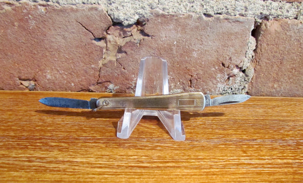 Antique 12kt GF M.S.R USA Pocket Knife Fob Victorian