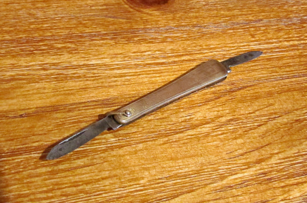 Antique 12kt GF M.S.R USA Pocket Knife Fob Victorian