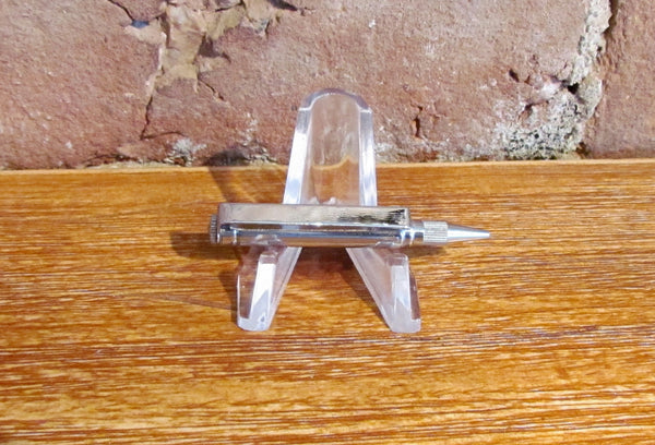 Vintage Mechanical Propelling Pencil Tie Tack Clip