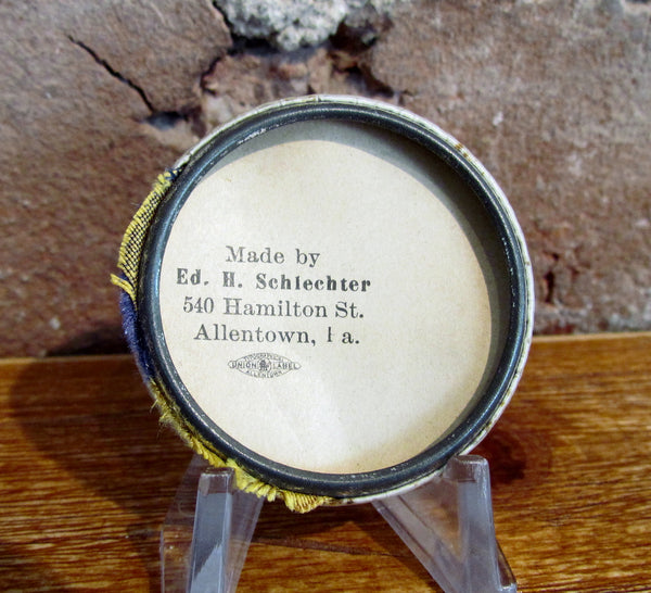 1930 Firemen's Association Allentown, PA Button Cover Rare