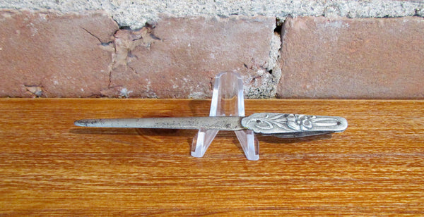Art Nouveau D. Peres Solingen Germany Floral Letter Opener Pocket Knife Rare