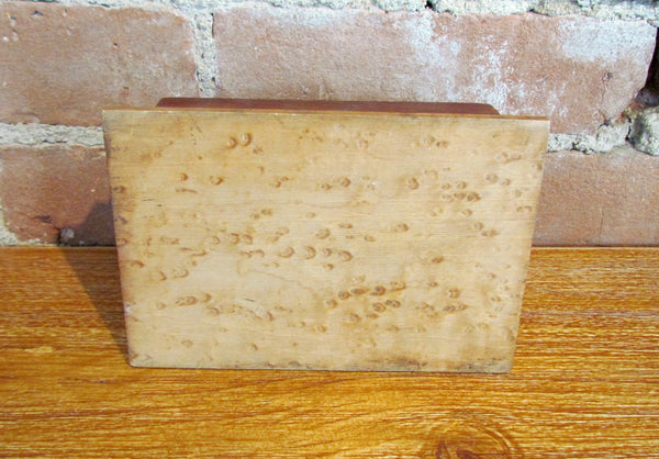 1920's Mission Style Wooden Cigarette Box Craftsman Rustic