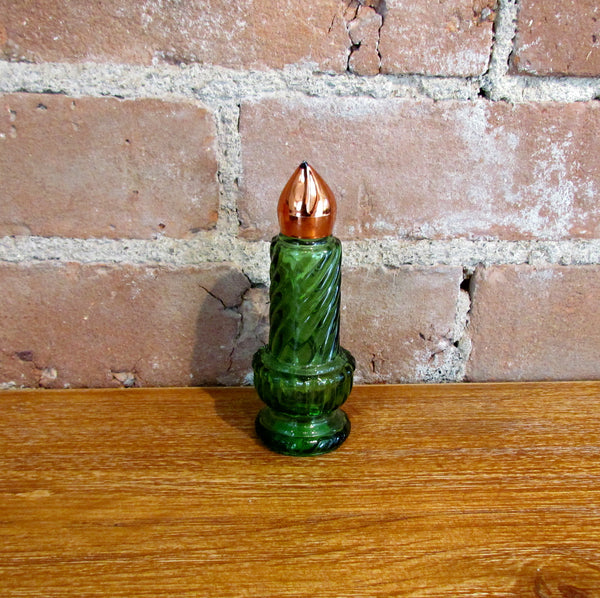 Avon Christmas Candle Perfume Bottle Sweet Honesty Cologne 1970's