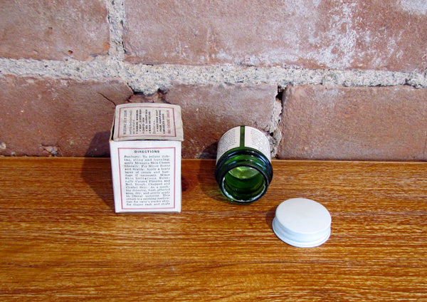 1930's Mexsana Skin Cream Jar IOB