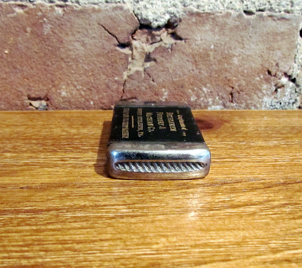 Antique Advertising Match Safe Cigar Cutter Bethlehem Foundry & Machine Co. Match Holder Match Box