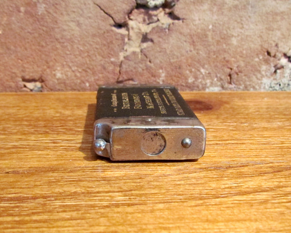 Antique Advertising Match Safe Cigar Cutter Bethlehem Foundry & Machine Co. Match Holder Match Box