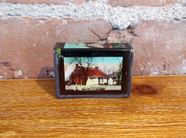 Gettysburg Matchbox Holder Pennsylvania State Memorial Souvenir Match Box Case