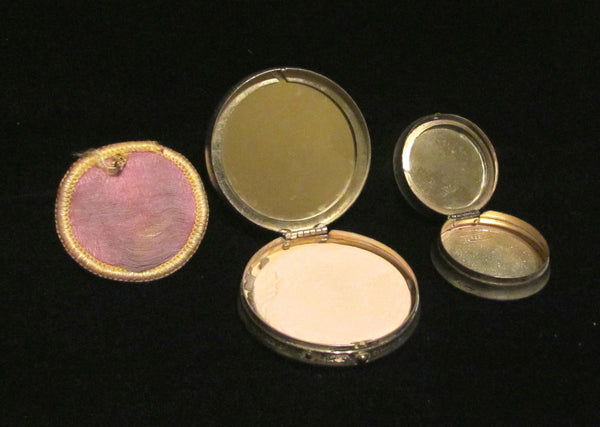 1917 Melba Powder Compact And Matching Rouge Compact Set
