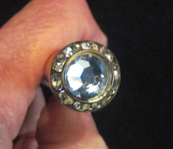 Gold Rhinestone Lighter Ladies Lipstick Lighter Vintage Cleopatra Jeweled Tube Lighter In Original Box