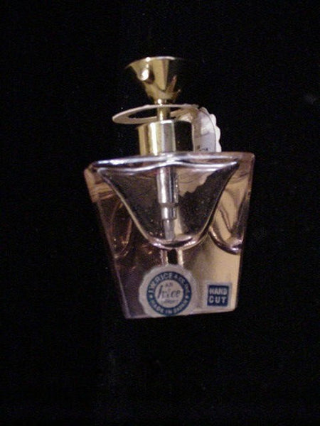 IRICE Pink Perfume Bottle Vintage Art Deco Presto Bottle Unused Mint Condition