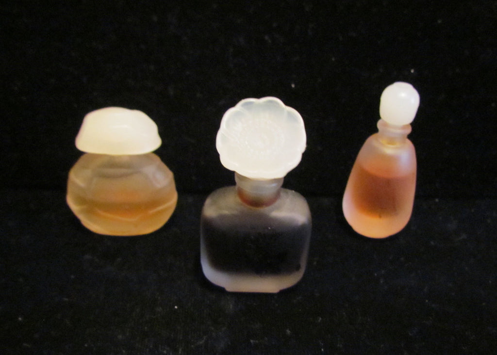 Three Vintage Mini Perfumes Houbigant, Youth Dew, Estee Lauder Private Collection, Rare Perfume Mini Perfume Bottles