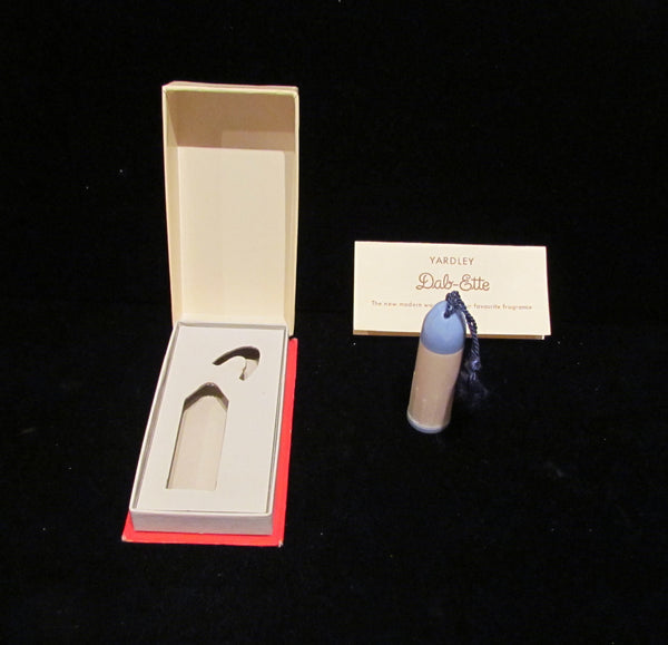 Yardley Perfume Bottle Dab-Ette Dispenser 1956 Vintage Perfume Dauber Excellent Boxed