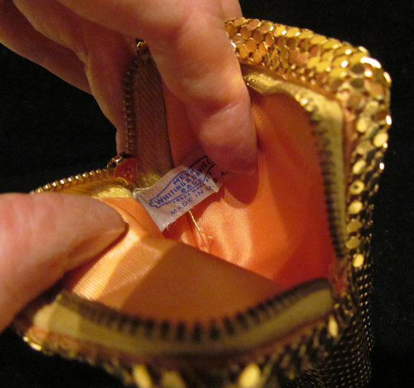 Vintage Whiting & Davis Mesh Case Cigarette Case Cell Phone Case Change Purse Card Holder Coin Purse Unused