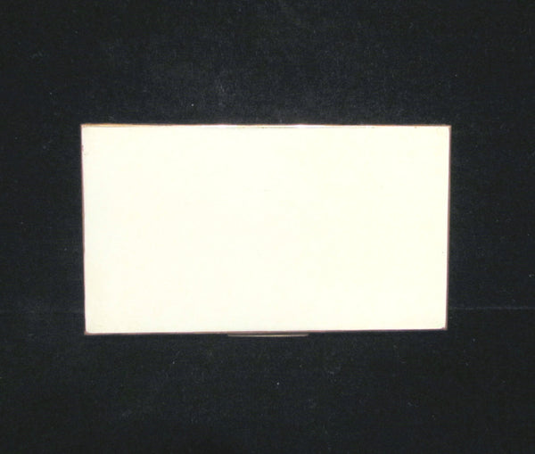 1950's Henriette Cigarette Case Gold Business Card Case Rhinestone Unique