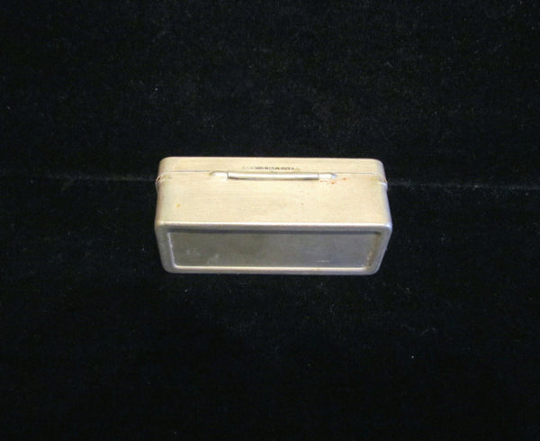 1920's Richard Hudnut Nail Polish Tin Aluminum Box Container Nail Pumice Beauty Box Complete