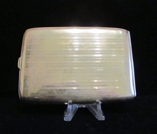 1910 LaMode Silver Plated Cigarette Case Or Business Card Case