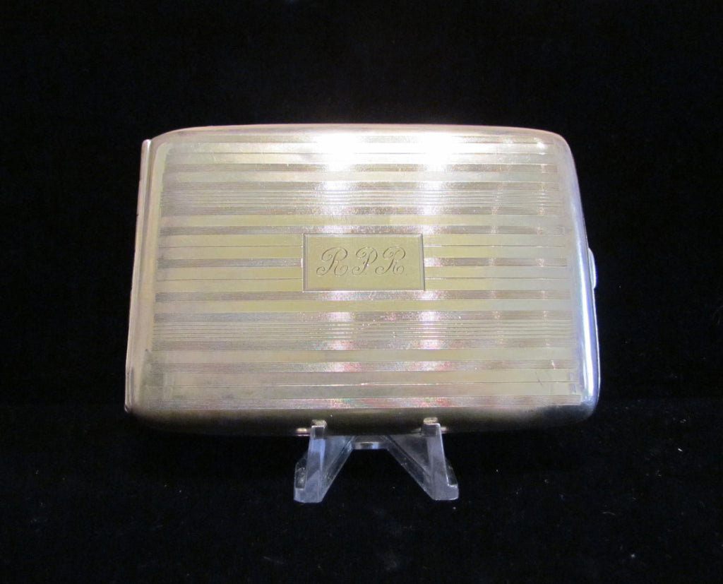 1910 LaMode Silver Plated Cigarette Case Or Business Card Case