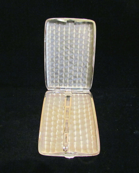 1910 LaMode Silver Plated Cigarette Case Or Business Card Case