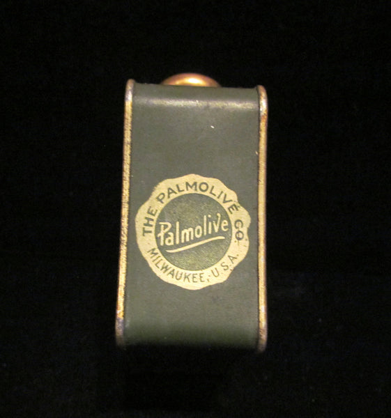 1919 Palm Olive Talcum Powder Tin Rose Egyptian Antique Palmolive Tin Rare